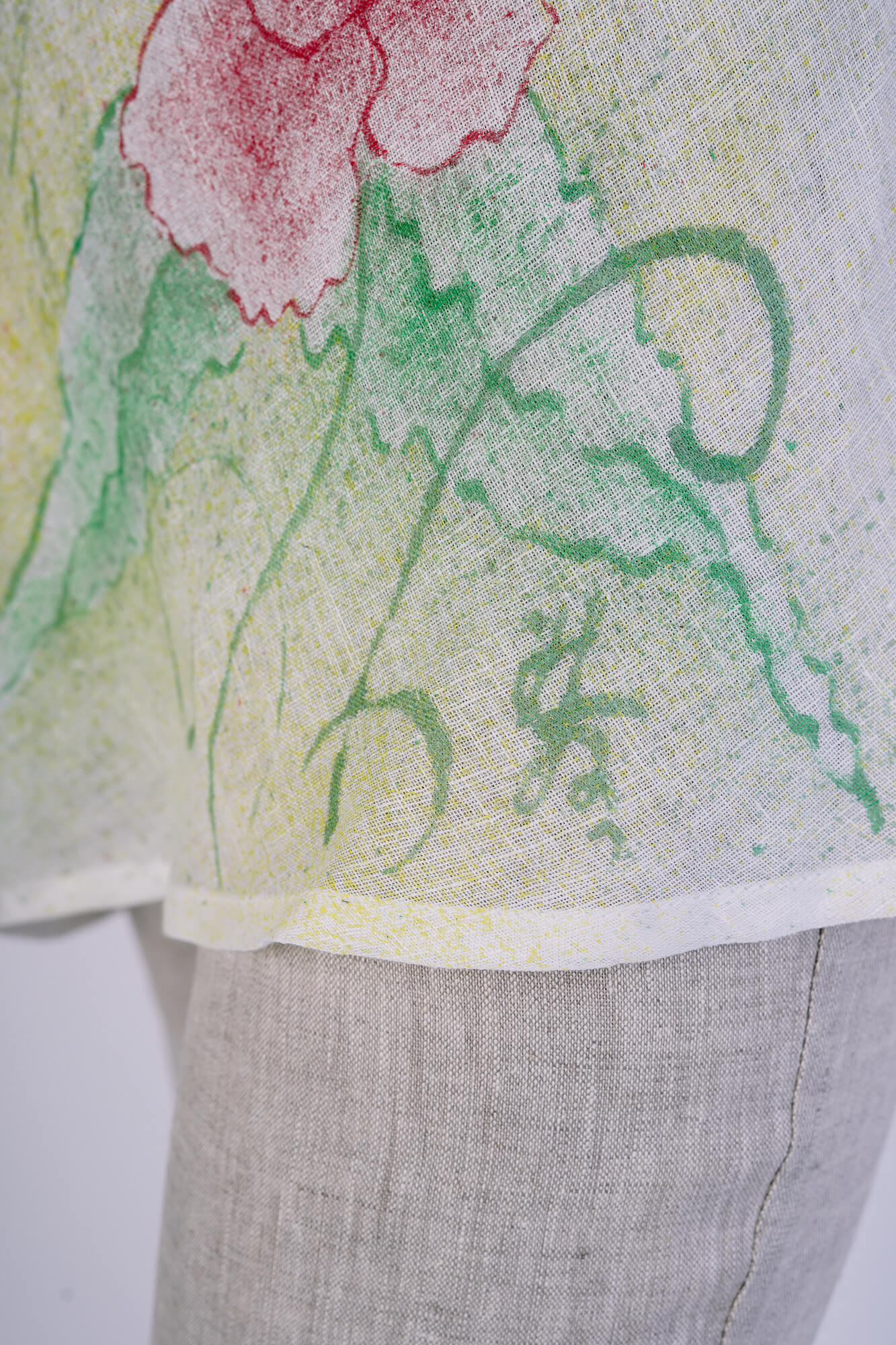 Hand-Painted Women's Blouse