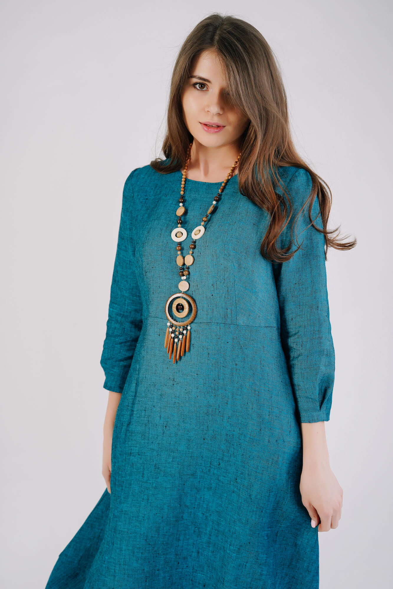 Boho Style Dress with Sleeves